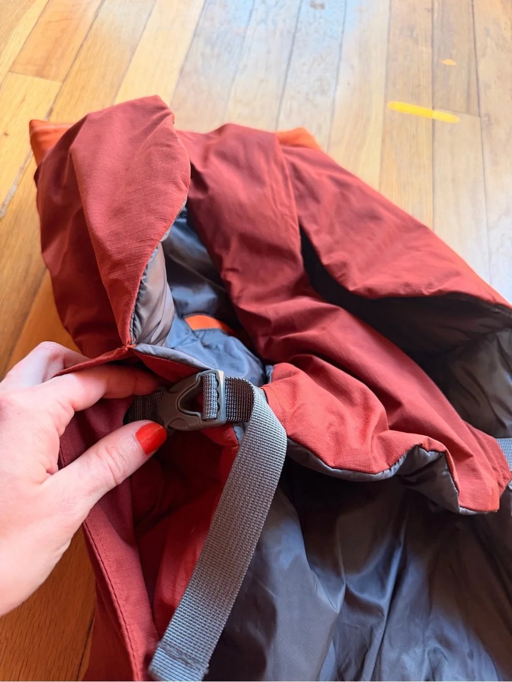 Ruffwear vert waterproof insulated orange dog vest